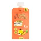 Пюре фруктове Mark&Mart Запечене яблучко і морквина без цукру гомогенізоване стерильне 120 г