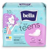 Купить Прокладки гигиенические Bella For Teens Sensitive Normal 10 шт. Прокладки гигиенические Bella For Teens Sensitive Normal 10 шт.