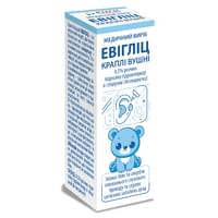 Евігліц краплі вушн. медичний виріб розчин по 7 г (флакон)