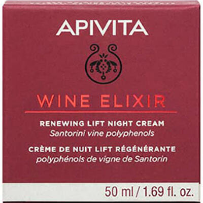 Крем-лифтинг для лица Apivita Wine Elixir восстанавливающий ночной 50 мл