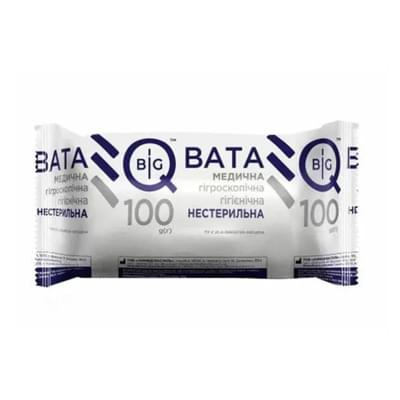 Вата медична BigQ нестерильна гігроскопічна ролик 100 г