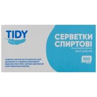 Купить Салфетки спиртовые Tidy антисептические 3 см х 6 см 100 шт. Салфетки спиртовые Tidy антисептические 3 см х 6 см 100 шт.