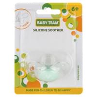 Пустушка силіконова Baby Team 3104 класична з 6-ти місяців