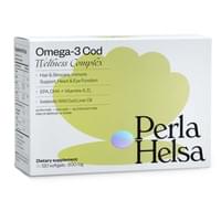Perla Helsa Омега-3 из печени трески с витаминами А и D3 капсулы №120 (банка)