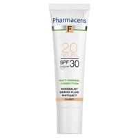 Флюїд для обличчя Pharmaceris F SPF 30 мінеральний матуючий тон 20 Natural натуральний 30 мл