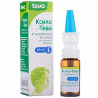 Ксило-Тева спрей назал. 0,5 мг/мл по 10 мл (флакон)