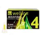 Голки для шприц-ручки Wellion Medfine plus універсальні розмір 32G (0,23 мм x 4 мм) 100 шт.