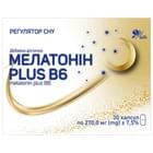 Мелатонін Plus B6 капсули №30 (3 блістери х 10 капсул)