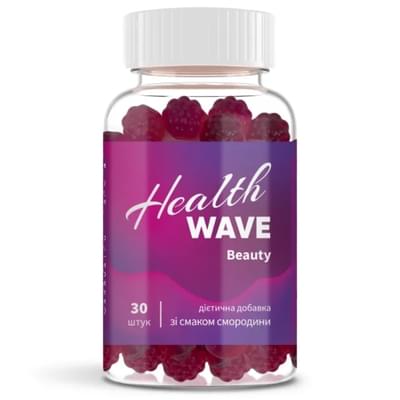 Healthwave Бьюти со вкусом смородины пастилки жев. №30 (флакон)
