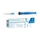Шприц LC Laser Care Luer Slip 3-компонентный с иглой 22G (0,7 х 40 мм) 5 мл