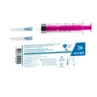 Шприц LC Laser Care Luer Slip 3-компонентный с 2 иглами 23G (0,6 х 30 мм) и 21G (0,8 х 40 мм) 20 мл