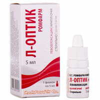 Л-Оптик Ромфарм капли глаз. 5 мг/мл по 5 мл (флакон)