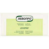 Левопро розчин д/інф. 500 мг / 100 мл по 150 мл (контейнер)