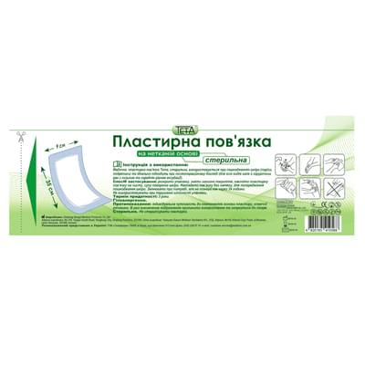 Пов'язка пластирна Teta неткана стерильна 9 см х 35 см 1 шт.