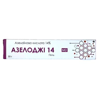 Гель для обличчя Азелоджі 14% з азелаїновою кислотою 30 г