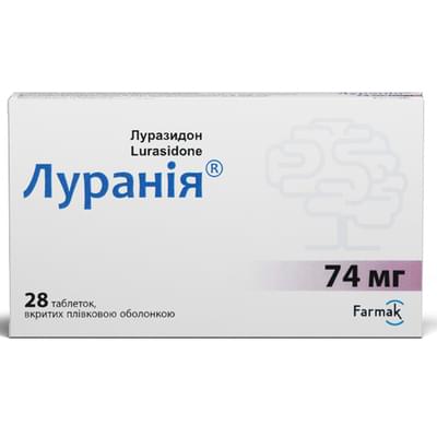 Лурания таблетки по 74 мг №28 (2 блистера х 14 таблеток)