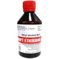 Спирт етиловий Біолік розчин д/зовн. заст. 96% по 100 мл (флакон)