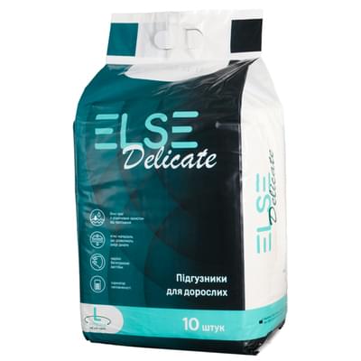 Подгузники для взрослых Else Delicate размер L (100-150 см) 10 шт.