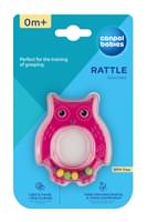 Брязкальце дитяче Canpol 2/187_pin Сова рожеве