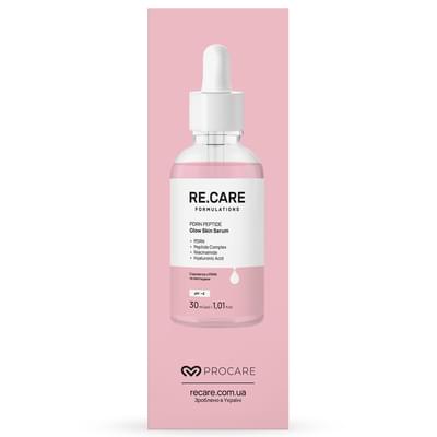 Сироватка для обличчя Re.Care Peptide Glow Skin Serum з PDRN та пептидами 30 мл