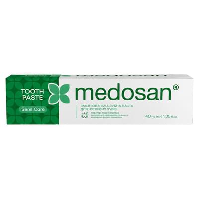 Зубная паста Medosan SensiCare укрепляющая для чувствительных зубов 40 мл