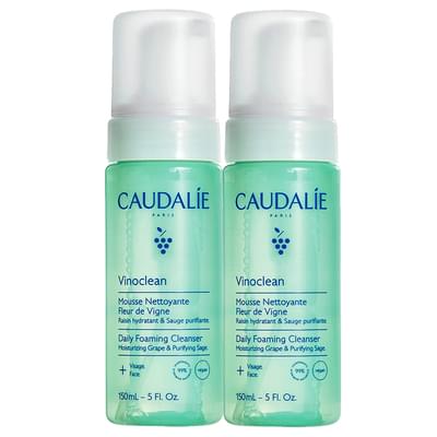Набір Caudalie Vinoclean Дует Пінка очищуюча щоденна 150 мл 2 шт.