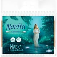 Ватяні палички Novita Soft Mavka на паперовому стіку в пакеті 120 шт.
