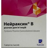 Купить Нейраксин В раствор д/ин. по 2 мл №5 (ампулы) Нейраксин В раствор д/ин. по 2 мл №5 (ампулы)