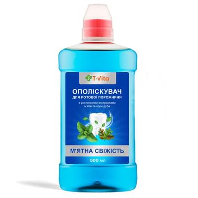Ополіскувач для ротової порожнини T.Vita М'ятна свіжість 500 мл