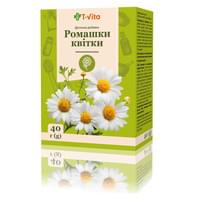 Фіточай Ромашки квітки T.Vita по 40 г (коробка з внутр. пакетом)