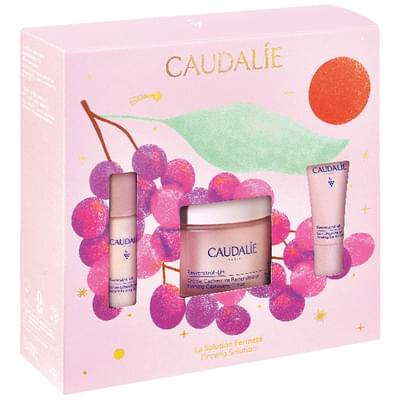 Набор CAUDALIE (Кадали) Cashmere Cream 50 mL Set - Xmas 2026 сыворотка-укрепление 10 мл + Крем Кашемир 50 мл + Гель-крем для контура глаз 5 мл