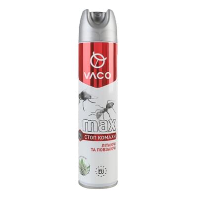 Аэрозоль от комаров, клещей и мошек Vaco Max 300 мл