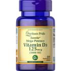 Купить Puritan's Pride Витамин D3 5000 МЕ капсулы по 125 мкг №100 Puritan's Pride Витамин D3 5000 МЕ капсулы по 125 мкг №100