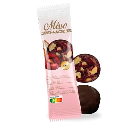 Цукерки MISSO (Міссо) Вишня+мигдаль з корицею в шоколаді 45 г