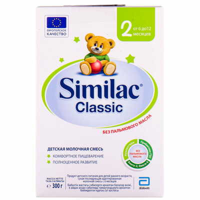 Смесь сухая молочная Similac Classic 2 от 6 до 12 месяцев 300 г