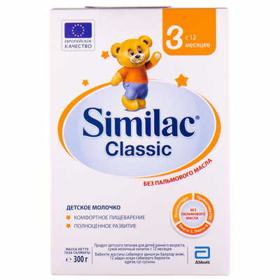 Смесь сухая молочная Similac Classic 3 с 12 месяцев 300 г