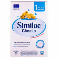 Суміш суха молочна Similac Classic 1 від 0 до 6 місяців 600 г
