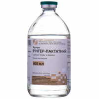 Рингера-Лактатный раствор д/инф. по 400 мл (бутылка)