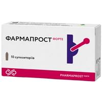 Фармапрост Форте суппозитории ректал. №10 (2 блистера х 5 суппозиториев)