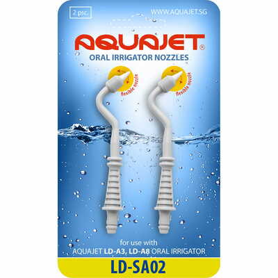 Насадка для ирригатора полости рта Aquajet LD-SA02 2 шт.