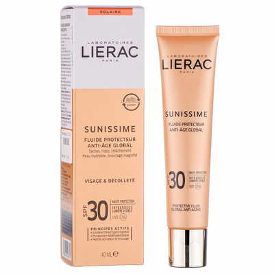 Флюїд для обличчя Lierac Sunissime сонцезахисний SPF 30 40 мл NEW