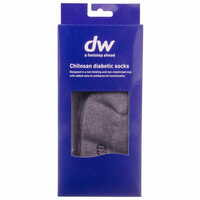 Шкарпетки ортопедичні Diawin Chitosan для людей з діабетом з хітозану розмір M сірі