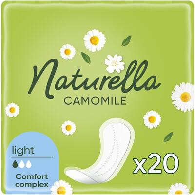 Прокладки ежедневные Naturella Light Camomile с ароматом ромашки 20 шт.
