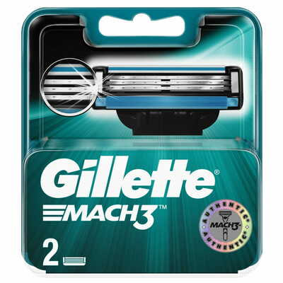 Касети змінні для гоління Gillette Mach 3, 2 шт.