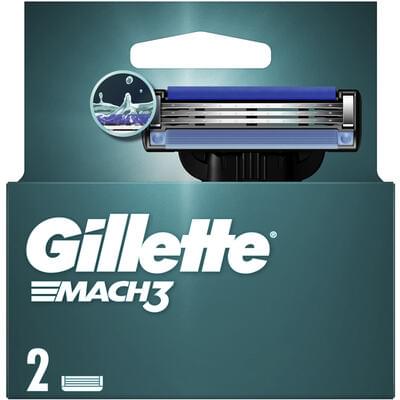 Кассеты сменные для бритья Gillette Mach 3, 2 шт.