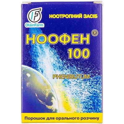 Ноофен 100 порошок д/орал. раствора 100 мг/доза по 1 г №15 (саше)