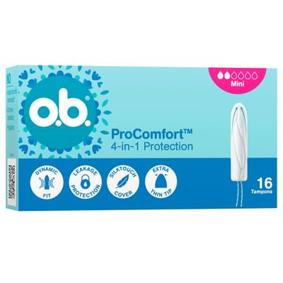 Тампоны гигиенические O.B. ProComfort Mini 16 шт.