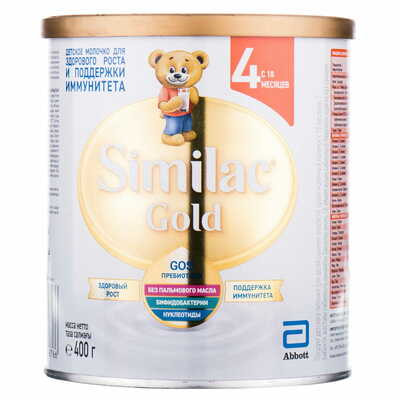 Смесь сухая молочная Similac Голд 4 с 18 месяцев 400 г