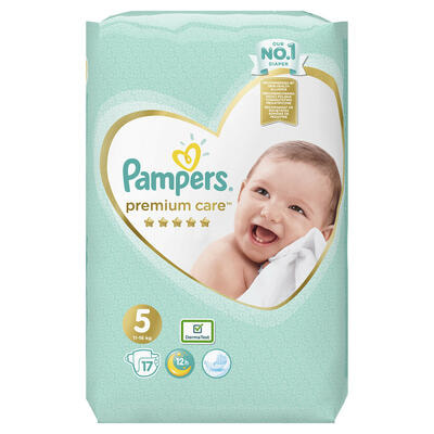 Підгузки Pampers Premium Care Junior розмір 5, 11-16 кг, 17 шт.