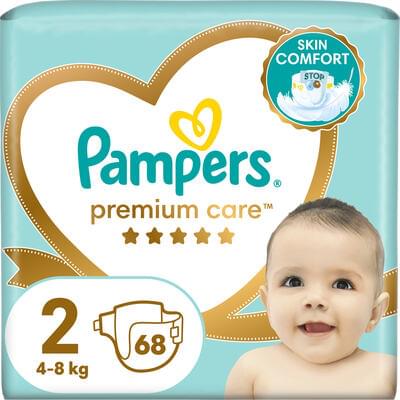 Подгузники Pampers Premium Care Mini размер 2, 4-8 кг, 68 шт.